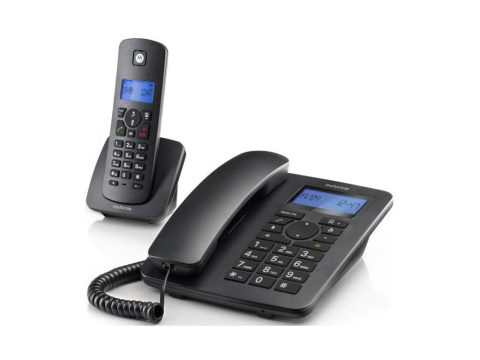 Telefon kombinovaný Motorola C4201 Comb (sada šňůrového a bezšňůrového telefonu)