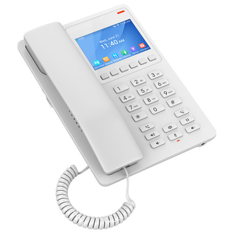 Telefon SIP hotelový Grandstream GHP630W, bílý