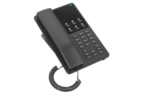 Telefon SIP, WiFi hotelový Grandstream GHP621W, černý