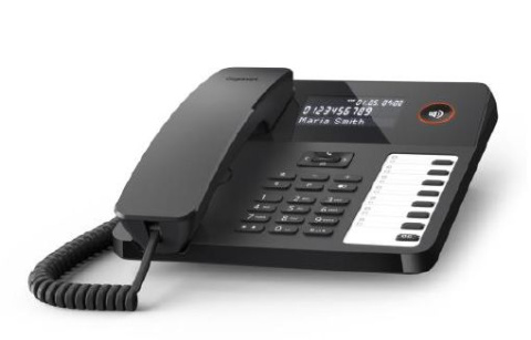 Telefon šňůrový Gigaset DESK 600, černý