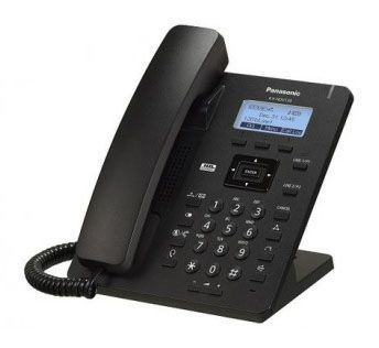Telefon šňůrový SIP Panasonic KX-HDV130NE-B REF, černý (repasovaný)