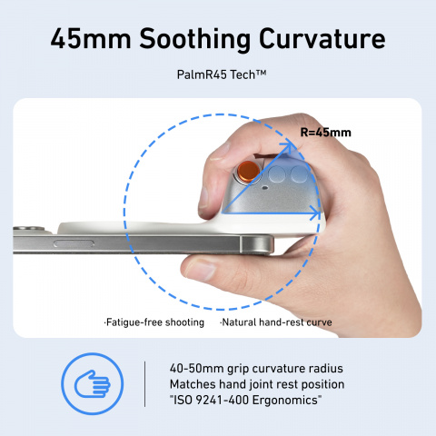 Telesin MagSafe Creator Grip Combo - držák telefonu s přísvitem a Bluetooth