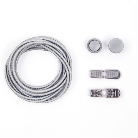 tkaničky reflexní elastické světle šedé