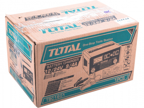 TOTAL autonabíječka, 28-180Ah, BOOST funkce, 12/24V TBC1601