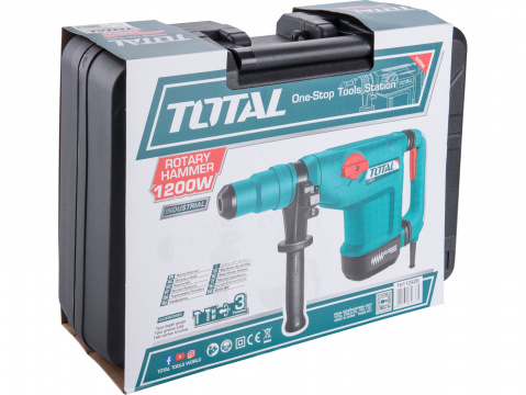 TOTAL Kladivo vrtací a sekací SDS-MAX, 10J, industrial TH112426