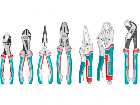 TOTAL Kleště, sada 7ks, industrial TOS23055