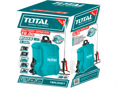 TOTAL Postřikovač zahradní AKU, 20V Li-ion, 2000mAh, bez baterie a nabíječky TSPLI2001