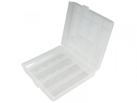 Transparentní pouzdro pro 4x AA/AAA baterie - polybag