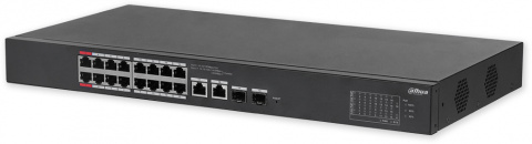 UFS5218-16ET-240 - Cloud MNG PoE switch, 16 x PoE, 2 x Gb uplink RJ45/SFP (combo), 240 W,