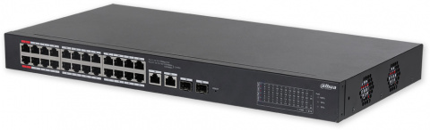 UFS5226-24ET-240 - Cloud MNG PoE switch, 24 x PoE, 2 x Gb uplink RJ45/SFP (combo), 240 W,