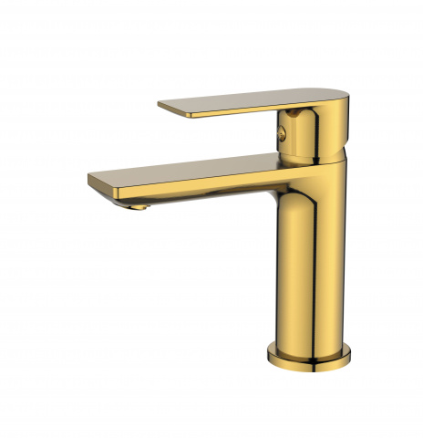 Umyvadlová baterie MIXXUS PREMIUM ALEX 001 BRUSHED GOLD, zlatá | ALEX 001 BRUSHED GOLD