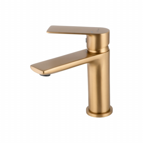 Umyvadlová baterie MIXXUS PREMIUM ALEX 001 BRUSHED GOLD, zlatá | ALEX 001 BRUSHED GOLD
