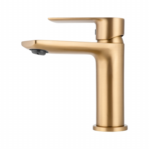 Umyvadlová baterie MIXXUS PREMIUM ALEX 001 BRUSHED GOLD, zlatá | ALEX 001 BRUSHED GOLD