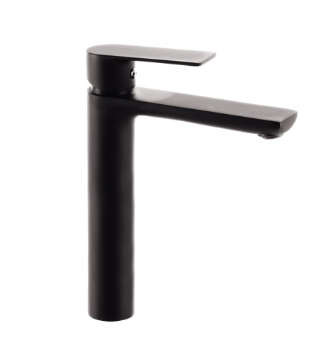 Umyvadlová baterie MIXXUS PREMIUM ALEX 001 HIGH BLACK, černá | ALEX 001 HIGH BLACK