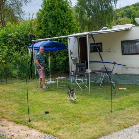 Univerzální zelená ohradníková síť, nevodivá FIX, délka 15 m, výška 90 cm