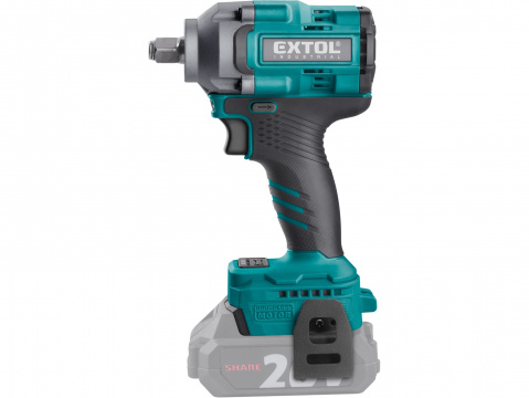 utahovák rázový 1/2" aku SHARE20V, 500Nm, BRUSHLESS, bez baterie a nabíječky 8791815