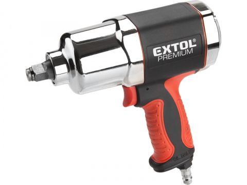 utahovák rázový, 1/2", kompozit, 680Nm, EXTOL PREMIUM, WI 680
