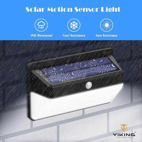 Venkovní solární LED světlo s pohybovým senzorem Viking M328 SET