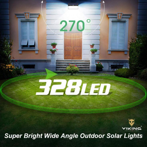 Venkovní solární LED světlo s pohybovým senzorem Viking M328