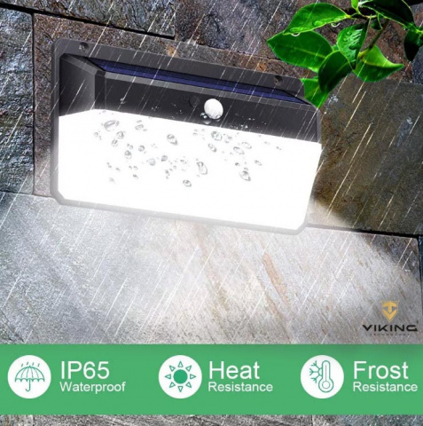 Venkovní solární LED světlo s pohybovým senzorem Viking M328