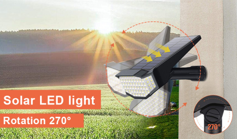 Venkovní solární LED světlo VIKING D66