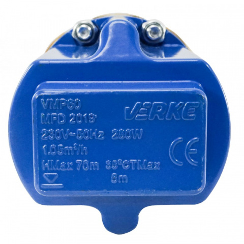 VERKE Čerpadlo na vodu, vibrační membránové hlubinné 280W, max výtlak 70m V60010
