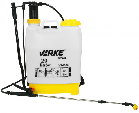 VERKE GARDEN Zahradní tlakový postřikovač zádový - 20L