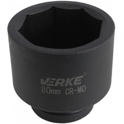 VERKE Gola ořech 80mm, 8 hran, nástrčná hlavice 1" V39438