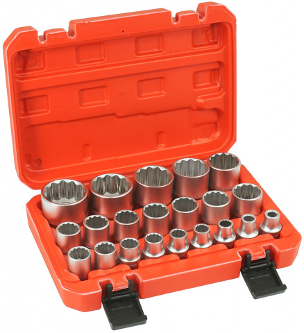 VERKE Gola ořechy dvanáctihranné sada 8-36mm 1/2"