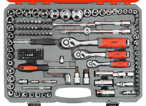 VERKE Gola sada 216ks 1/2", 3/8", 1/4" + příslušenství