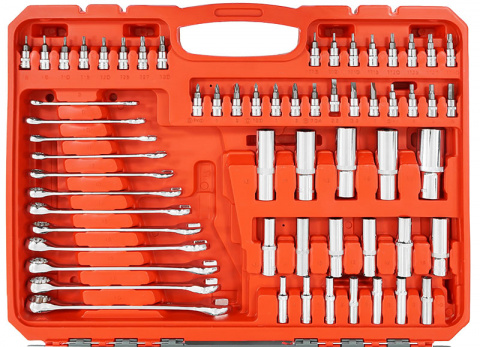 VERKE Gola sada 216ks 1/2", 3/8", 1/4" + příslušenství