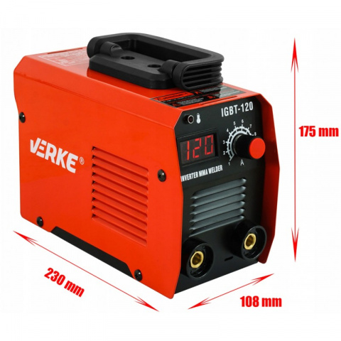 VERKE Invertorová svářečka IGBT-120 MMA V75006