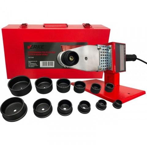 VERKE Polyfuzní svářečka plastových trubek 800W, 16-63mm V07500