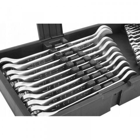 VERKE PREMIUM Klíče očkoploché sada 25 kusů 6-32mm v kazetě V35337