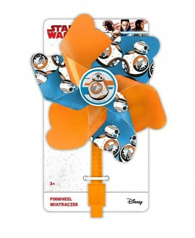 větrník Disney STAR WARS oranžový
