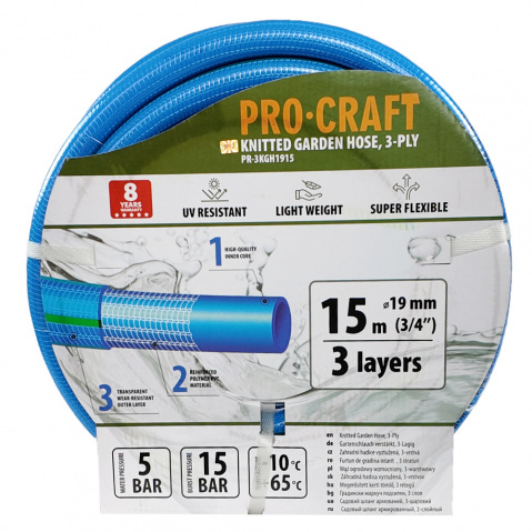 Vibrační čerpadlo Procraft VN-18 sada s hadicí 15m 3/4" PR-4GH1915 | SVN-18