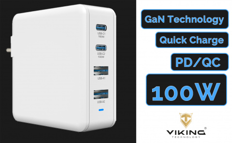 Viking USB GaN charger 100W PD