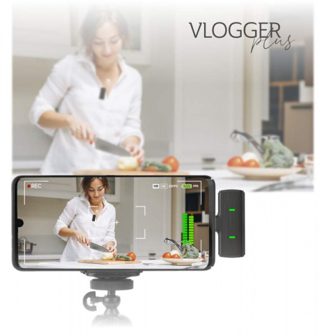 VLOGGER PLUS USB-C bezdrátový mikrofon
