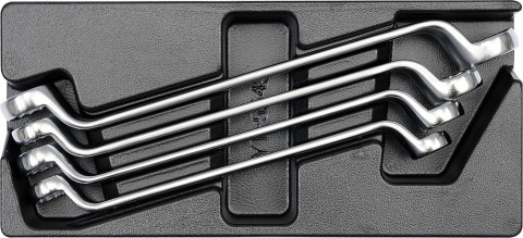 Vložka do zásuvky, YT-5543, klíče očkové, zahnuté, 21 – 32 mm, sada 4 kusy, Yato