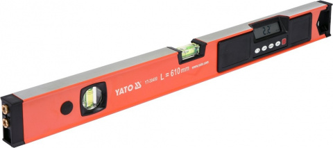 vodováha digitální 610 mm s laserem YATO YT-3040