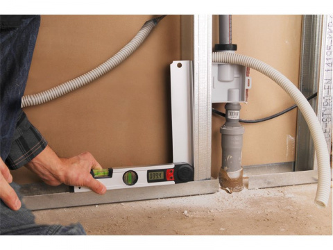 Vodováha s digitálním úhloměrem 305mm Extol