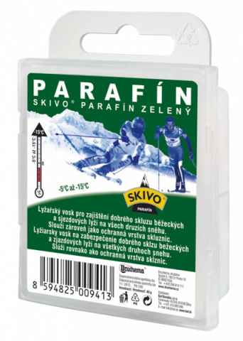 vosk Skivo parafín zelený 40g