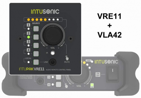 VRE11 INTUSONIC stěnový regulátor