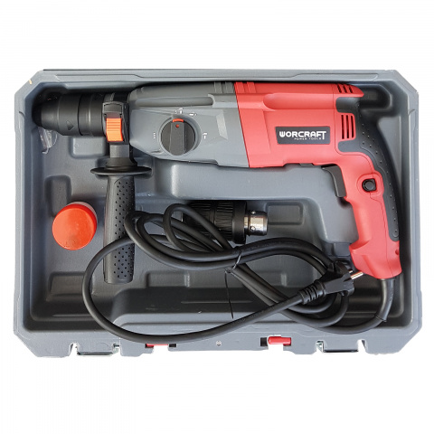 Vrtací kombinované kladivo Worcraft RH09-26C SDS plus 820W s vyměnitelnou hlavou 113387