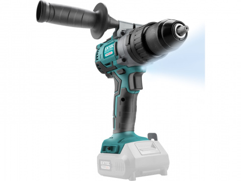 Vrtací šroubovák aku s příklepem SHARE20V, BRUSHLESS, 20V Li-ion, bez baterie a nabíječky