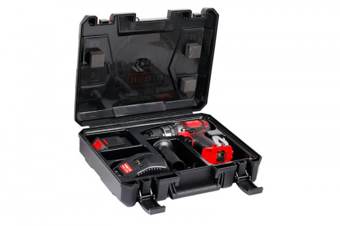 Vrtačka AKU s příklepem FESTA "BRUSHLESS" SHARE20V baterie 2.0Ah, nabíječka, kuf
