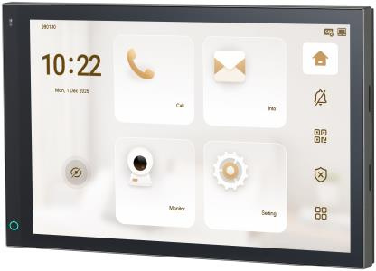 VTH5741A-WP - 10" SIP monitor, Wi-Fi6, 2.4GHz, micro SD, PoE
