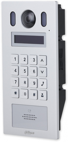 VTO6222E-P - venkovní IP jednotka s kamerou, RJ45 nebo 2 vodičový systém, klávesnic