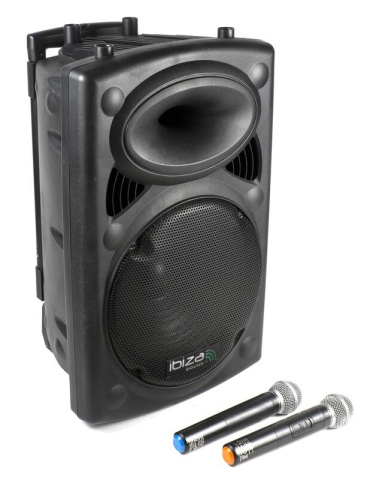 VYP319 PORT12VHF-BT Ibiza bateriová reprosoustava