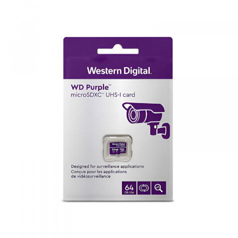Western Digital Purple MicroSDXC 64 GB UHS-I U1 (WDD064G1P0A)